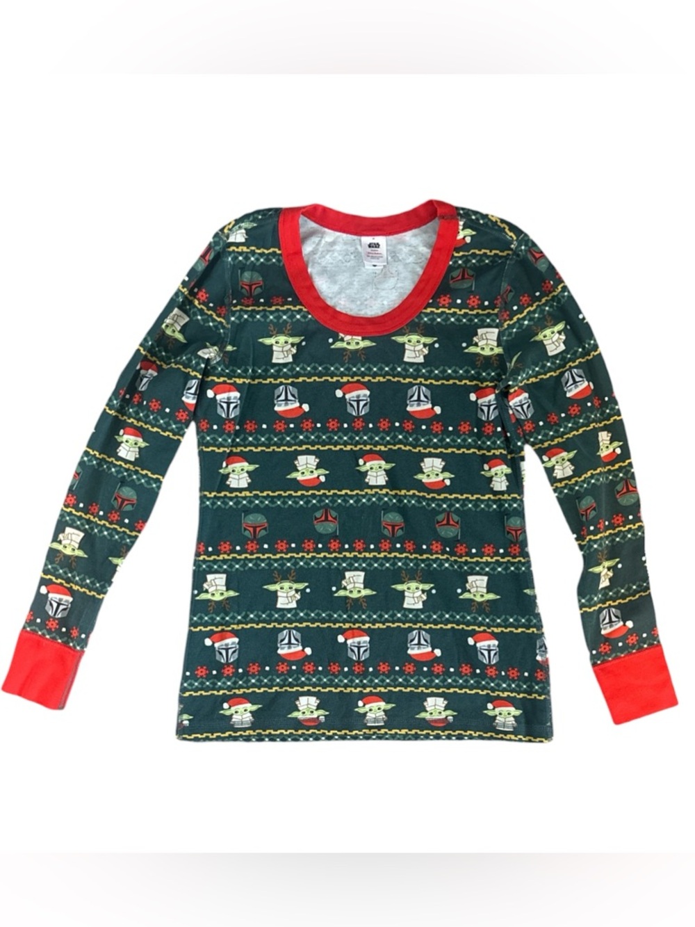 Hanna Andersson STAR WARS™: The Mandalorian Long John Christmas Pajama Set M - Picture 2 of 7